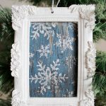 Simple Framed Scrapbook Paper Idea for A New Decoration Item at Home Framed Scrapbook Paper Ornament 2015 Ornament Exchange