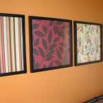 Simple Framed Scrapbook Paper Idea for A New Decoration Item at Home Goode House Hello Home Blog Smart Art Wall Groupings