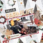 Simple Guidelines to Choose Scrapbook Layouts Hello Farm Life Scrapbooking Layout And Free Cut File