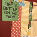 Simple Guidelines to Choose Scrapbook Layouts Life Is Better On The Farm 2 Page Scrapbooking Layout Kit Or