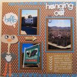 Simple Guidelines to Choose Scrapbook Layouts Sunshine Creations And Crafts Scrapbook Layout Ostrich