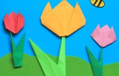 Simple Paper Folding Crafts For Kids Easy Origami Tulip Craft 10a simple paper folding crafts for kids |getfuncraft.com