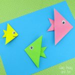 Simple Paper Folding Crafts For Kids Easy Step By Step Origami Fish Origami For Kids simple paper folding crafts for kids |getfuncraft.com