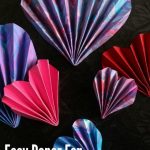 Simple Paper Folding Crafts For Kids How To Fold A Paper Fan Heart simple paper folding crafts for kids |getfuncraft.com