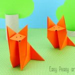 Simple Paper Folding Crafts For Kids Origami For Kids Fox simple paper folding crafts for kids |getfuncraft.com