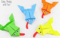 Simple Paper Folding Crafts For Kids Origami For Kids Frogs simple paper folding crafts for kids |getfuncraft.com