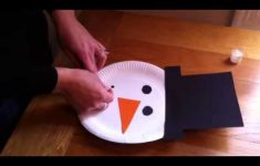 Snowman Paper Plate Craft Hqdefault snowman paper plate craft|getfuncraft.com