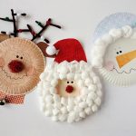 Snowman Paper Plate Craft Paper Plate Christmas Characters Santa Snowman Rudolph 1 snowman paper plate craft|getfuncraft.com
