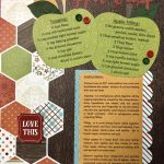 Some Tips to Make a Good Recipe Scrapbook Pages Apple Crisp 1 Page 8 12 X 11 Recipe Scrapbook Layout Premade Scrapbook Recipe
