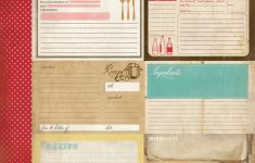 Some Tips to Make a Good Recipe Scrapbook Pages Collections Echo Park Paper Co Homemade With Love
