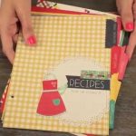 Some Tips to Make a Good Recipe Scrapbook Pages Simple Stories Snap Homespun Recipe Binder Class Kit