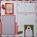 Some Tips to Make a Good Recipe Scrapbook Pages Two Handmade Baking Kitchen Scrapbook Pages Premade