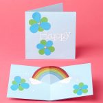 Steps to Make PopUp Scrapbook DIY How To Make A Rainbow Popup Card Joann