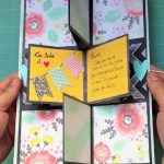 Steps to Make PopUp Scrapbook DIY Papercraft Tutorial Tarjeta Pop Up Pop Up Card Scrapbook Diy