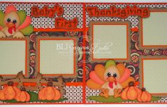 Thanksgiving Scrapbook Pages Ideas Blj Graves Studio Bas First Thanksgiving Double Page Layout
