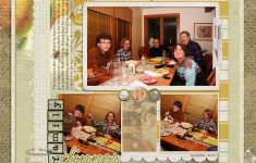 Thanksgiving Scrapbook Pages Ideas Ideas For Scrapbooking The Dinner Table