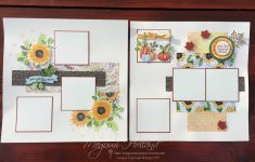 Thanksgiving Scrapbook Pages Ideas Megumis Stampin Retreat Painted Harvest Scrapbook Pages
