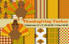 Thanksgiving Scrapbook Pages Ideas Thanksgiving Digital Paper Thanksgiving Turkey Background Fall