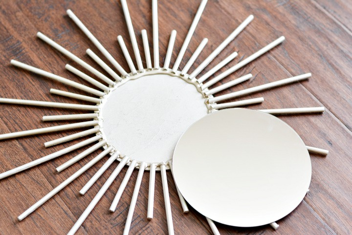 The Creative Mirror Papercraft Design Diy Sunburst Mirror Tutorial Designer Look For Less