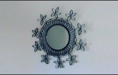 The Creative Mirror Papercraft Design Diy Wall Mirror And Paper Craft Decor Simple And Inexpensive