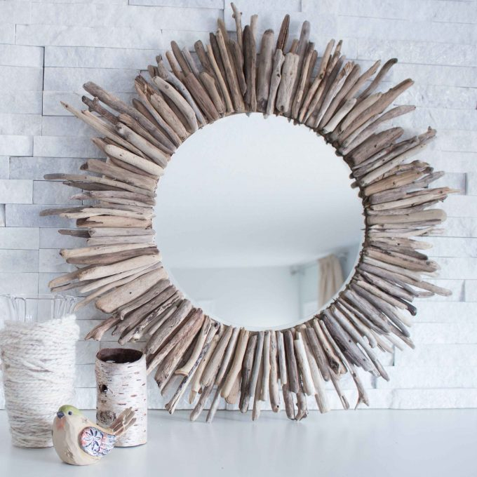 The Creative Mirror Papercraft Design How To Make A Diy Driftwood Mirror Or Where To Buy