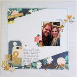 The Ideas to Create the Friendship Scrapbook Pages 100 Days Of Scrapbooking Days 1 10 Laura Rahel