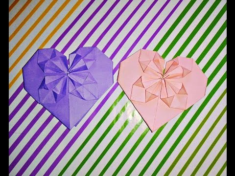 The Papermaking Craft Décor For Autumn Handmade Paper Heart Making Without Glue Or Scissors Easy Simple Paper Craft