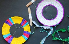 The Papermaking Craft Décor For Autumn Kite Craft Making A Kite With A Paper Plate The Country