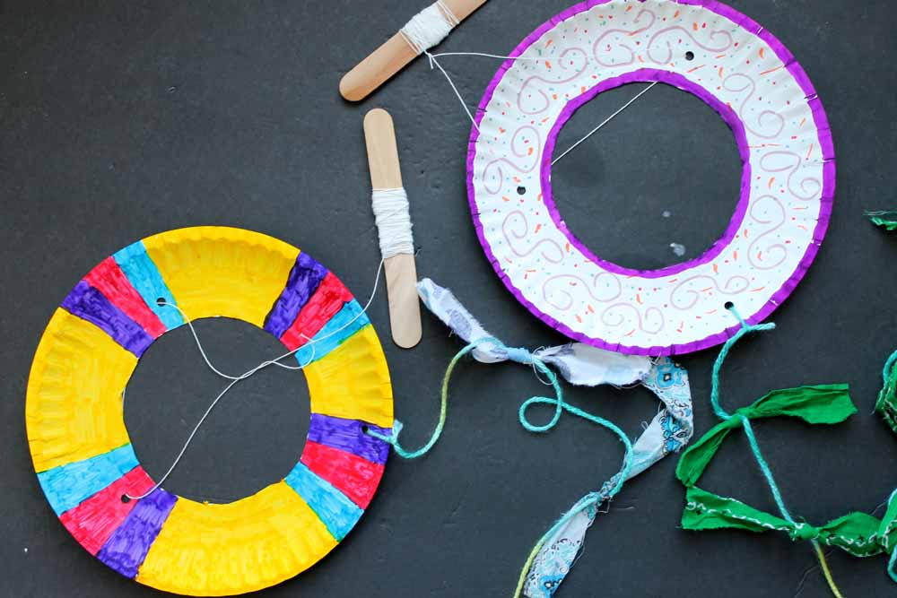 The Papermaking Craft Décor For Autumn Kite Craft Making A Kite With A Paper Plate The Country