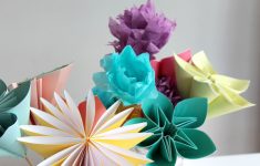 The Papermaking Craft Décor For Autumn Make A Bouquet Of Beautiful Paper Flowers For Mothers Day