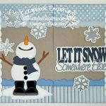 The winter scrapbook pages ideas to craft Blj Graves Studio Let It Snow Somewhere Else Scrapbook Pages