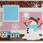 The winter scrapbook pages ideas to craft Blj Graves Studio Snow Fun Scrapbook Pages