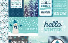The winter scrapbook pages ideas to craft Collections Echo Park Paper Co Hello Winter