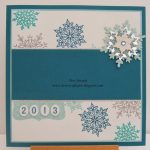 The winter scrapbook pages ideas to craft Stampin Up Uk Demonstrator Teri Pocock Winter Frost Festive