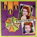 Things to Include in Halloween Scrapbook Pages Ideas Scrapping With Christine Boo A Halloween Layout For Quick Quotes