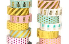 Things to Know about Washi Tape Scrapbooking New 1x 15mm Gold Stamping Pineapple Fruit Japanese Washi Tape Scrapbooking Tools Papelaria Decorative Masking Tape Lot 15mm10m