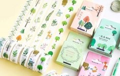 Things to Know about Washi Tape Scrapbooking Presyo Ng 12pcs Lot Forest Tree Fox Foil Kawaii Washi Tape