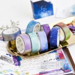 Things to Know about Washi Tape Scrapbooking Us 073 26 Offfantastic Star Rainbow Foil Kawaii Washi Tape Scrapbooking Masking Tape Stickers Scrapbooking Washitape Washy Tape In Office Adhesive