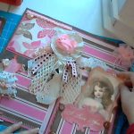 Tips to Create Girl Scrapbook Pages Scrapbookgiggles Shab Chic Scrapbook Pages 2 Page Layout Girl Pages Pink