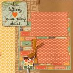 Tips to Make Amazing Travel Scrapbook Pages Travel Scrapbook Pages Ive Left My Heart In So Many Places Travel 2 Page Scrapbooking