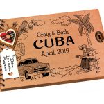 Tips to Make Vintage Scrapbook Layouts which Look Authentic Cuba Photo Album Scrapbook Personalised Cover Holiday Honeymoon Wedding Travel Journal Havana Cuban Gift Ideas Classic Car