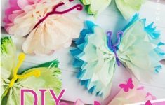 Tissue Paper Butterfly Craft Country Hill Cottage Tissue Paper Butterflies Diy Paper Craft Tutorial 20 tissue paper butterfly craft|getfuncraft.com