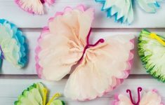 Tissue Paper Butterfly Craft Country Hill Cottage Tissue Paper Butterflies Diy Paper Craft Tutorial 23 tissue paper butterfly craft|getfuncraft.com