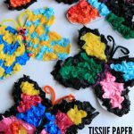 Tissue Paper Butterfly Craft Tissue Paper Butterfly Craft And A Lesson In Design Happy Ho tissue paper butterfly craft|getfuncraft.com