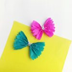Tissue Paper Butterfly Craft Tissue Paper Butterfly Craft Square tissue paper butterfly craft|getfuncraft.com