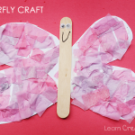 Tissue Paper Butterfly Craft Vcrft 065 tissue paper butterfly craft|getfuncraft.com