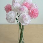 Tissue Paper Craft Flowers Carnations tissue paper craft flowers|getfuncraft.com