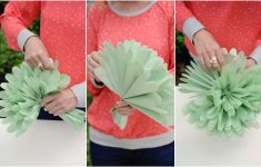 Tissue Paper Craft Flowers Flower Tutorial 4 tissue paper craft flowers|getfuncraft.com