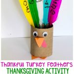 Tissue Paper Turkey Craft Thankful Feathers P tissue paper turkey craft |getfuncraft.com