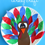 Tissue Paper Turkey Craft Tissue Paper Paper Plate Turkey Craft For Kids tissue paper turkey craft |getfuncraft.com